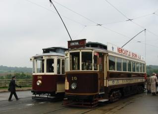 Two trams