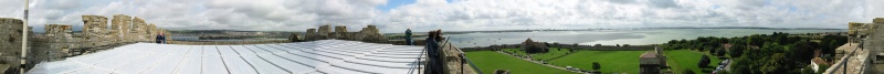 A 360° view from the top of the keep.