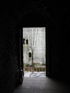 Looking out from the keep