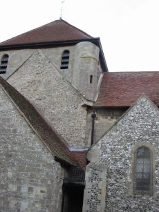 The east end of the priory church