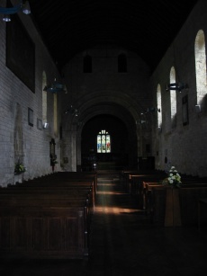 The nave of the priory church