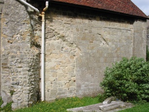 South side of the east end of the priory